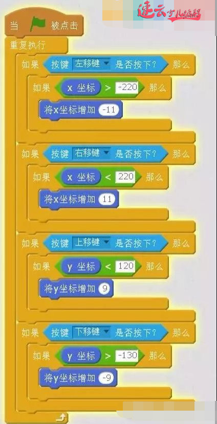 济南少儿编程:编程让孩子制作枪战游戏!~山东少儿编程~少儿编程(图7) 济南少儿编程:编程让孩子制作枪战游戏!~山东少儿编程~少儿编程(图7)