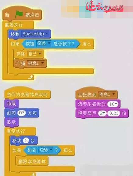 济南少儿编程:编程让孩子制作枪战游戏!~山东少儿编程~少儿编程(图9) 济南少儿编程:编程让孩子制作枪战游戏!~山东少儿编程~少儿编程(图9)